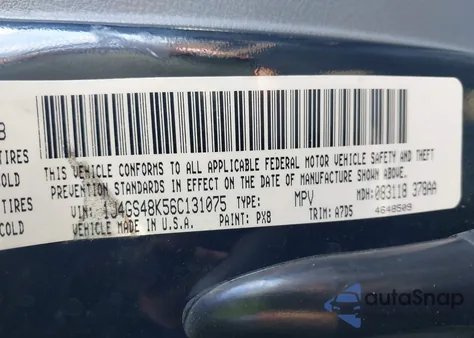 2006 Jeep Grand Cherokee Laredo z USA, uszkodzony, nr VIN 1J4GS48K56C131075